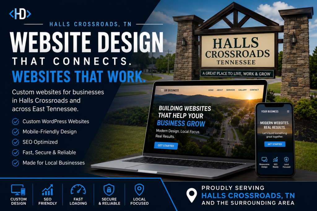 Halls TN web design
